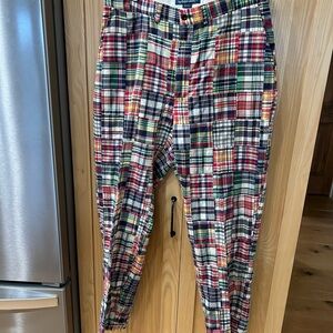 Ralph Lauren Men's patchwork Plaid Chinos